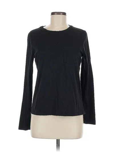 Pre-owned Gap Long Sleeve T-shirt In Black