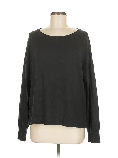 Pre-owned Gap Long Sleeve T-shirt In Black
