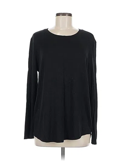 Pre-owned Gap Long Sleeve T-shirt In Black