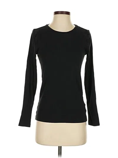 Pre-owned Gap Long Sleeve T-shirt In Black