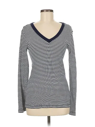 Pre-owned Gap Long Sleeve T-shirt In Blue