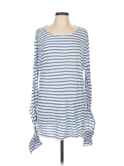 Pre-owned Gap Long Sleeve T-shirt In Blue