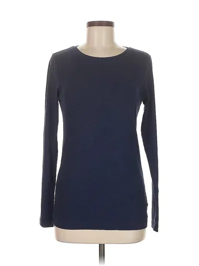 Pre-owned Gap Long Sleeve T-shirt In Blue