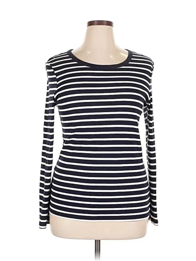 Pre-owned Gap Long Sleeve T-shirt In Blue