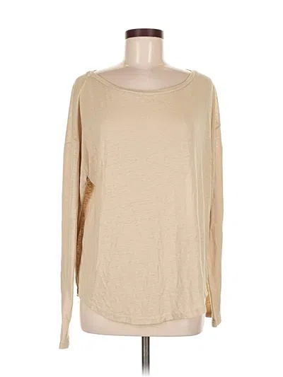 Pre-owned Gap Long Sleeve T-shirt In Brown