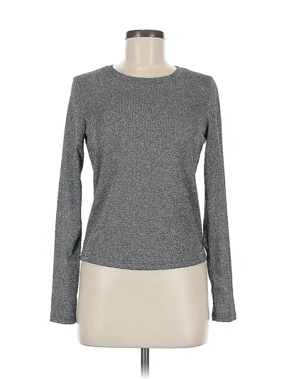 Pre-owned Gap Long Sleeve T-shirt In Gray