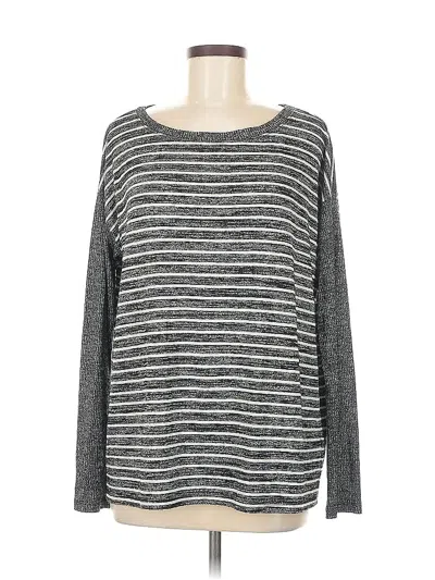 Pre-owned Gap Long Sleeve T-shirt In Gray