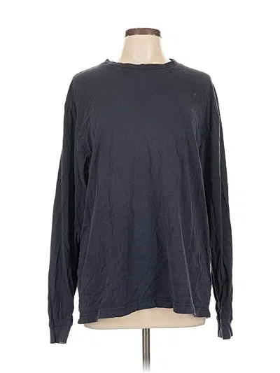 Pre-owned Gap Long Sleeve T-shirt In Gray