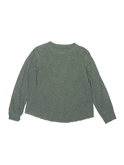 Pre-owned Gap Kids' Long Sleeve T-shirt In Green