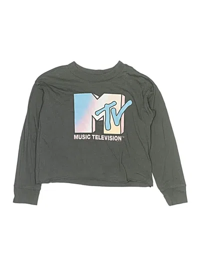 Pre-owned Gap Kids' Long Sleeve T-shirt In Green