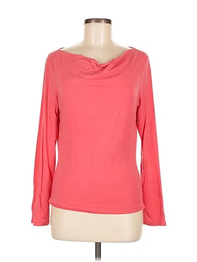 Pre-owned Gap Long Sleeve T-shirt In Pink