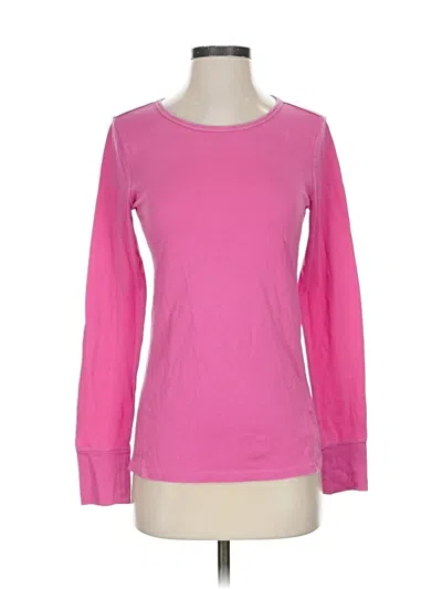 Pre-owned Gap Long Sleeve T-shirt In Pink
