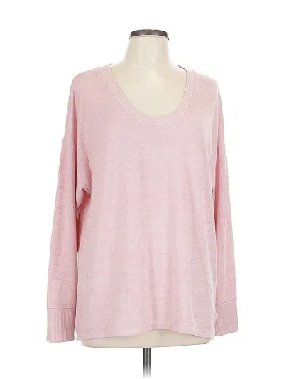 Pre-owned Gap Long Sleeve T-shirt In Pink