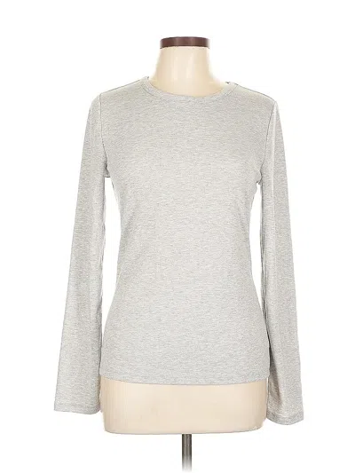 Pre-owned Gap Long Sleeve T-shirt In Silver