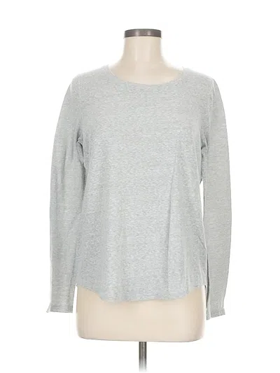 Pre-owned Gap Long Sleeve T-shirt In Silver