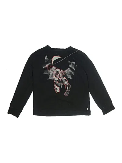 Pre-owned Gap Kids' Long Sleeve Top Black Tops