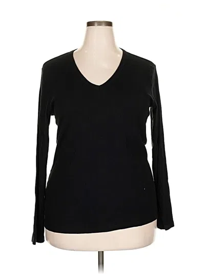 Pre-owned Gap Long Sleeve T-shirt In Black