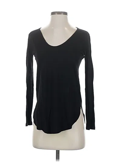 Pre-owned Gap Long Sleeve T-shirt In Black
