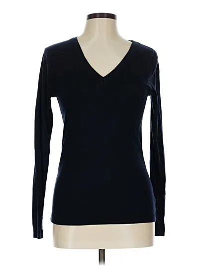 Pre-owned Gap Long Sleeve T-shirt In Black