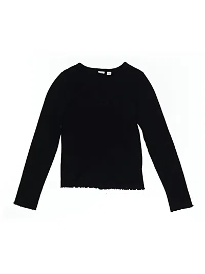 Pre-owned Gap Kids' Long Sleeve T-shirt In Black