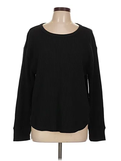 Pre-owned Gap Long Sleeve T-shirt In Black