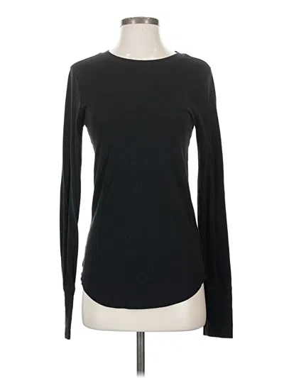 Pre-owned Gap Long Sleeve T-shirt In Black