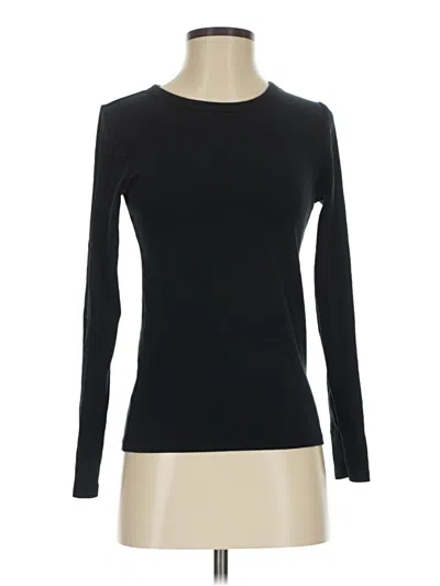 Pre-owned Gap Long Sleeve T-shirt In Black
