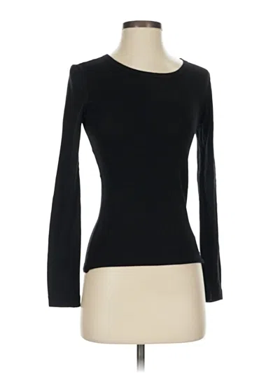 Pre-owned Gap Long Sleeve T-shirt In Black