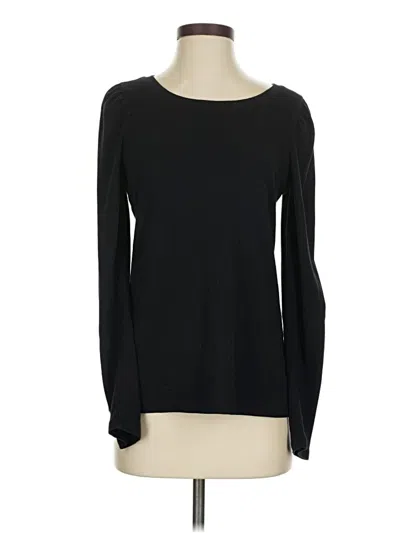 Pre-owned Gap Long Sleeve T-shirt In Black