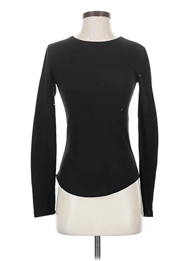 Pre-owned Gap Long Sleeve T-shirt In Black