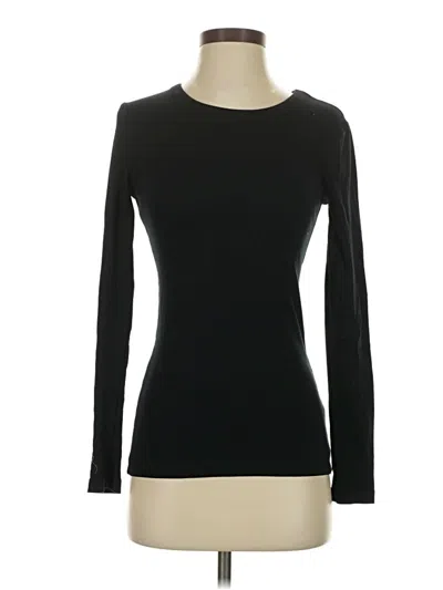 Pre-owned Gap Long Sleeve T-shirt In Black