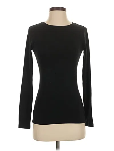 Pre-owned Gap Long Sleeve T-shirt In Black