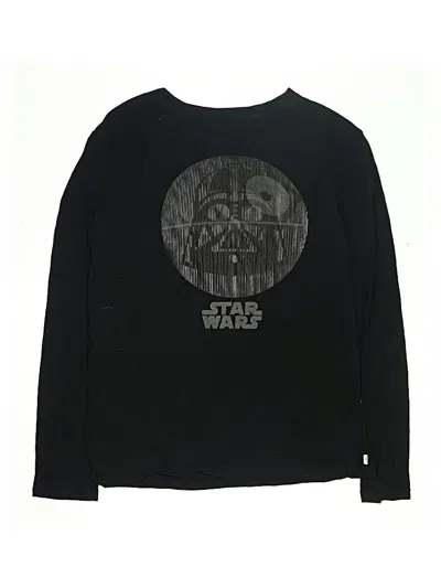 Pre-owned Gap Kids' Long Sleeve T-shirt In Black