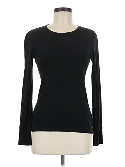 Pre-owned Gap Long Sleeve T-shirt In Black