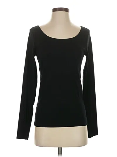 Pre-owned Gap Long Sleeve T-shirt In Black