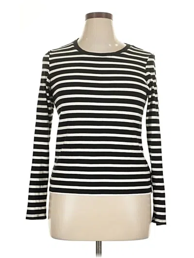 Pre-owned Gap Long Sleeve T-shirt In Black