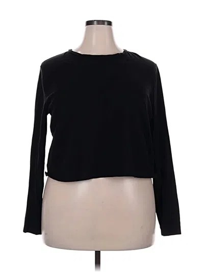 Pre-owned Gap Long Sleeve T-shirt In Black