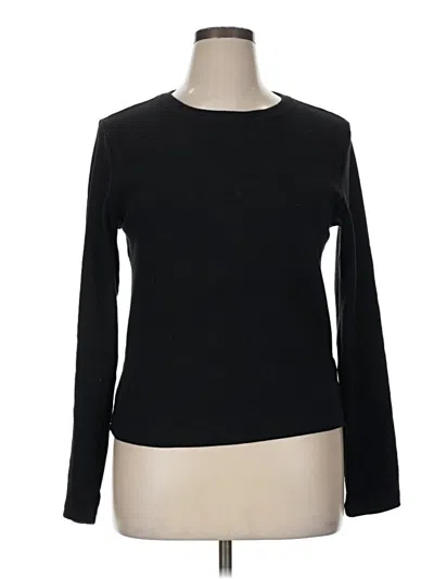Pre-owned Gap Long Sleeve T-shirt In Black