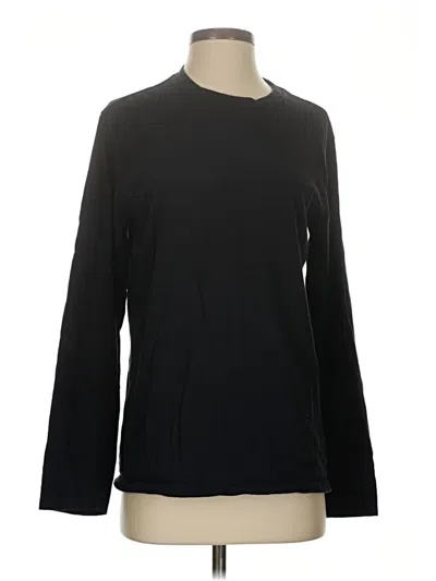Pre-owned Gap Long Sleeve T-shirt In Black