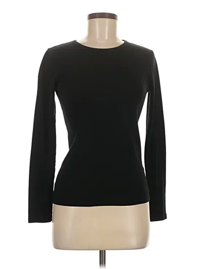 Pre-owned Gap Long Sleeve T-shirt In Black