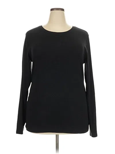 Pre-owned Gap Long Sleeve T-shirt In Black