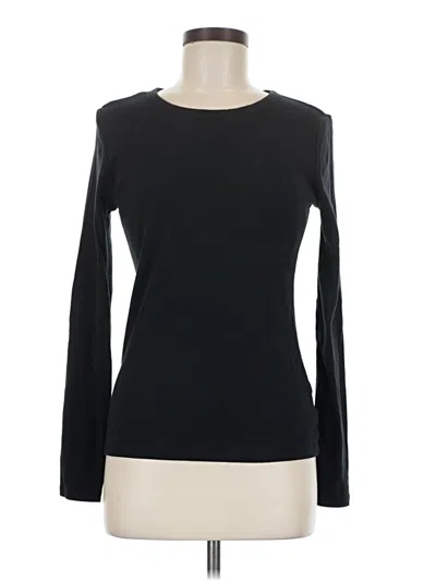 Pre-owned Gap Long Sleeve T-shirt In Black