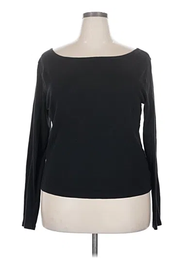 Pre-owned Gap Long Sleeve T-shirt In Black
