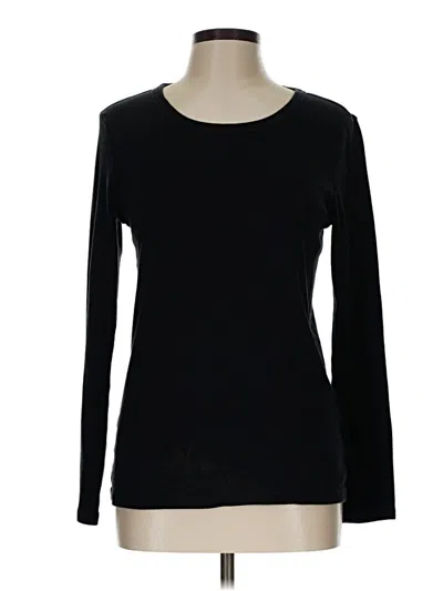 Pre-owned Gap Long Sleeve T-shirt In Black