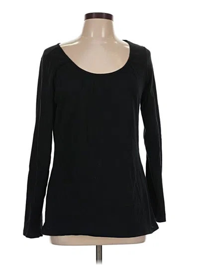 Pre-owned Gap Long Sleeve T-shirt In Black