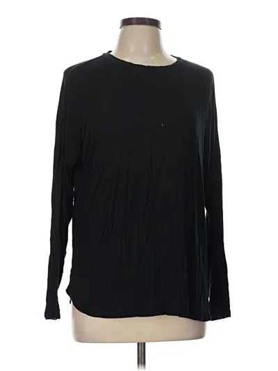 Pre-owned Gap Long Sleeve T-shirt In Black