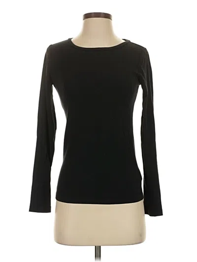 Pre-owned Gap Long Sleeve T-shirt In Black