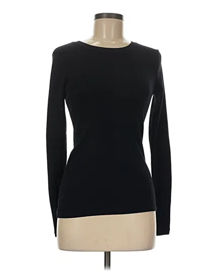 Pre-owned Gap Long Sleeve T-shirt In Black