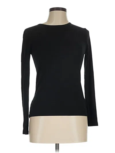 Pre-owned Gap Long Sleeve T-shirt In Black