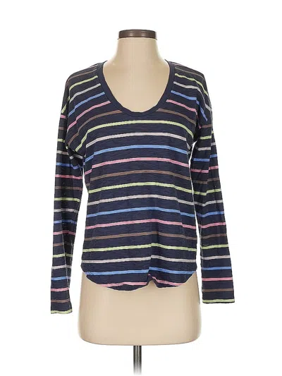 Pre-owned Gap Long Sleeve T-shirt In Blue